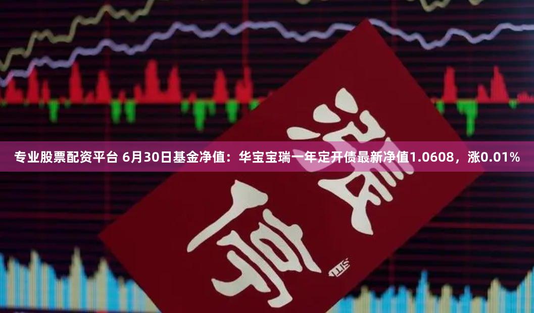 专业股票配资平台 6月30日基金净值：华宝宝瑞一年定开债最新净值1.0608，涨0.01%