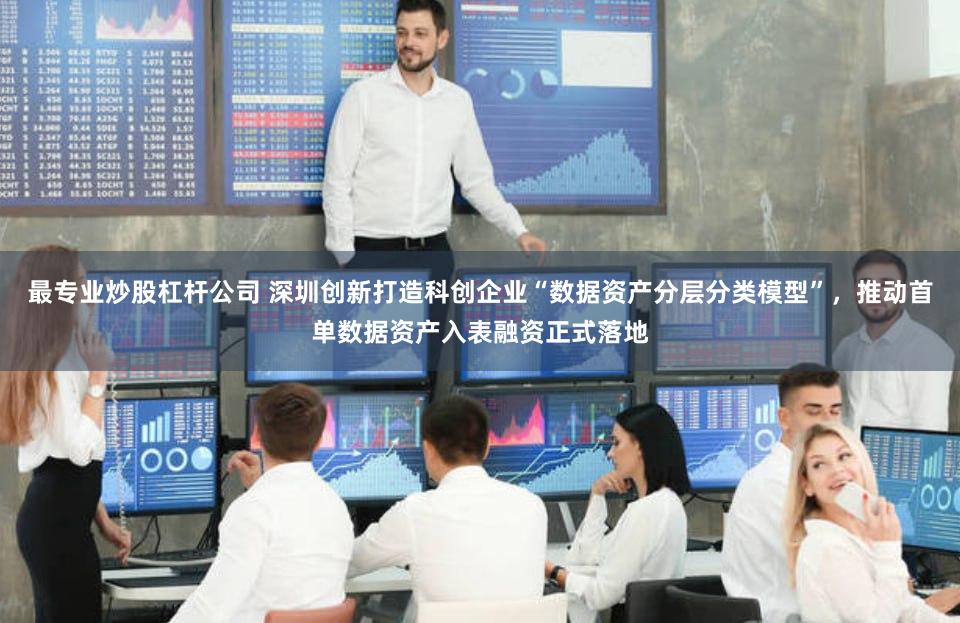 最专业炒股杠杆公司 深圳创新打造科创企业“数据资产分层分类模型”，推动首单数据资产入表融资正式落地