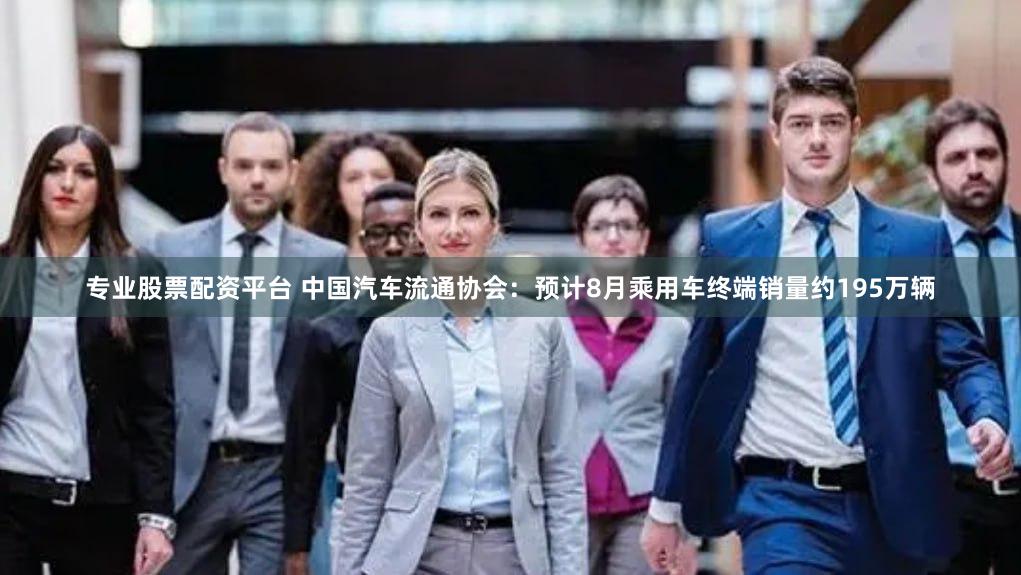 专业股票配资平台 中国汽车流通协会：预计8月乘用车终端销量约195万辆