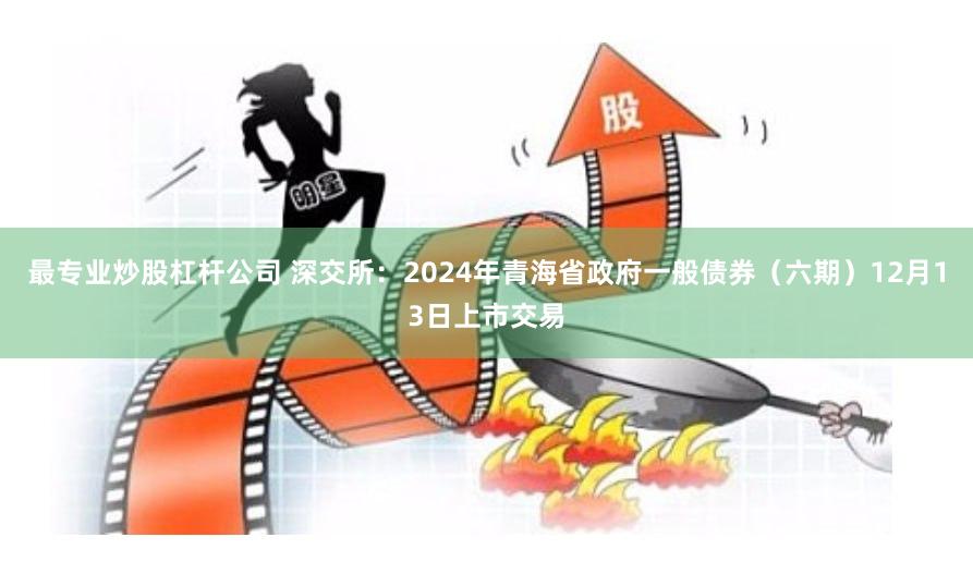 最专业炒股杠杆公司 深交所：2024年青海省政府一般债券（六期）12月13日上市交易