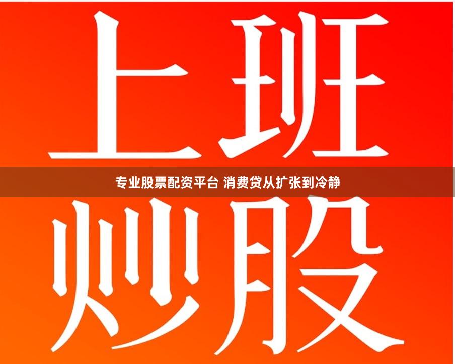 专业股票配资平台 消费贷从扩张到冷静